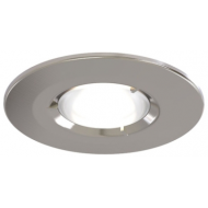 GU10 Fire Rated Downlight 50W Satin Chrome