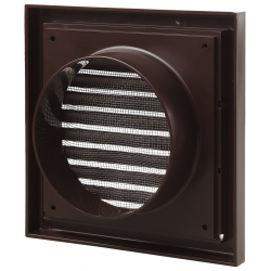 125mm Fixed Grille Brown
