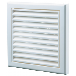 125mm Fixed Grille White