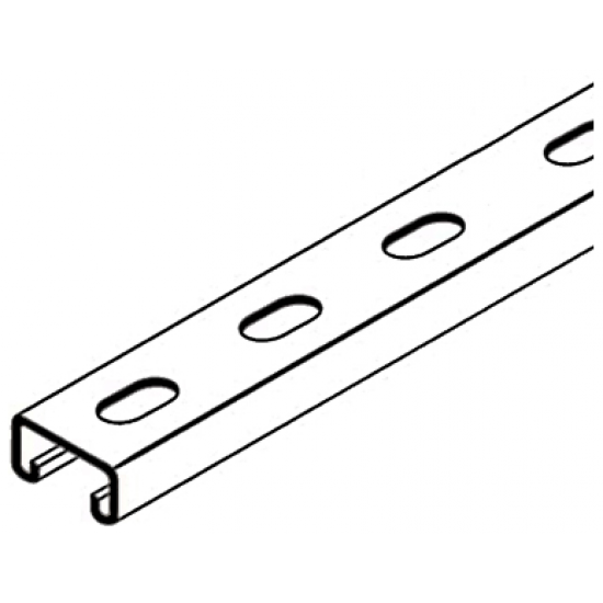 21x41 Slotted Channel 3m