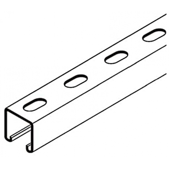 41x41 Slotted Channel 3m