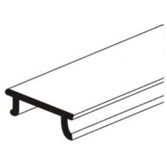 Channel/Strut PVC Lid 3m White