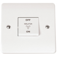 Click Mode 10A 3Pole Fan Isolation Switch