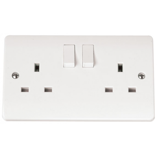 Click Mode 13A 2G DP Switched Socket