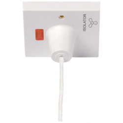 Click 10A 3Pole Fan Isolation Pull Cord Switch