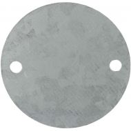 Conduit Box Lid Galv 2 Hole
