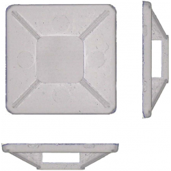 25mm Natural Cable Tie Base (pack of 100)