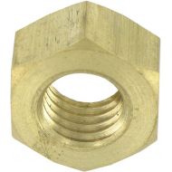 M6 Brass Hex Full Nut