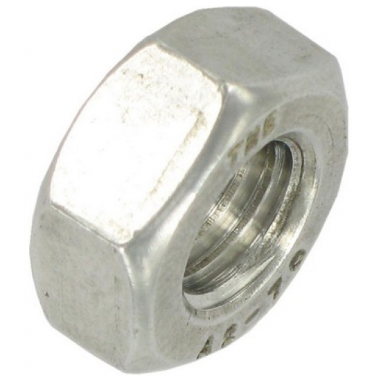 M8 Steel Hex Nuts BZP (pack of 100)