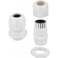 25mm Nylon Gland White 13-18