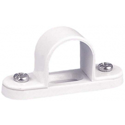 20mm Steel Spacer Bar Saddle White