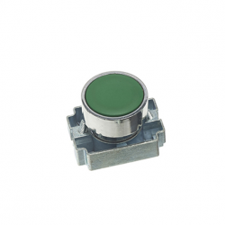Flush Push Button Head + Collar Green