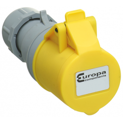 16A 3 Pin Coupler IP44 110V Yellow