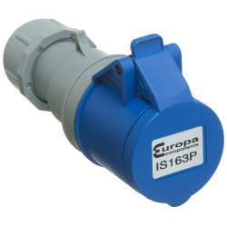 16A 3 Pin Coupler IP44 240V Blue