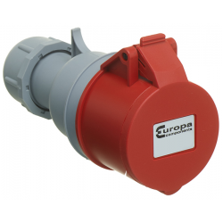 32A 4 Pin Coupler IP44 415V Red
