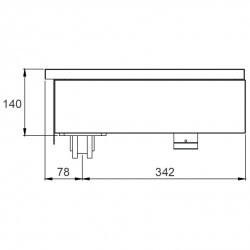 160A Fused Tap Off IP55 less NH00 Fuses