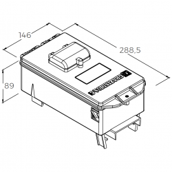Tap Off Box 63A Prefitted for 4 MCB IP55