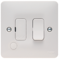Hager Switched Fused Spur Unit with Flex Outlet