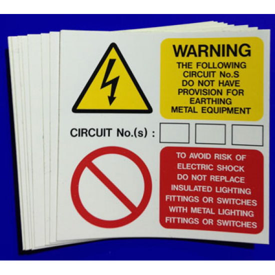 Earth Provisions Label 75 x 75mm (pack of 10)