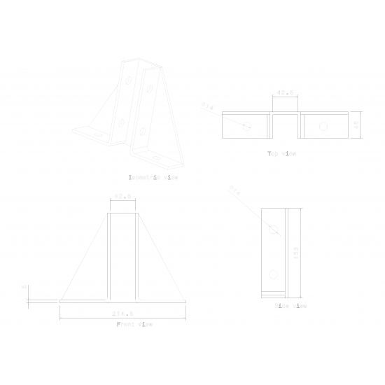 Gusset Foot Plate