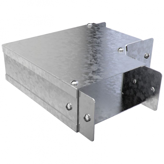 50 x 50mm Cable Trunking Top Lid Bend