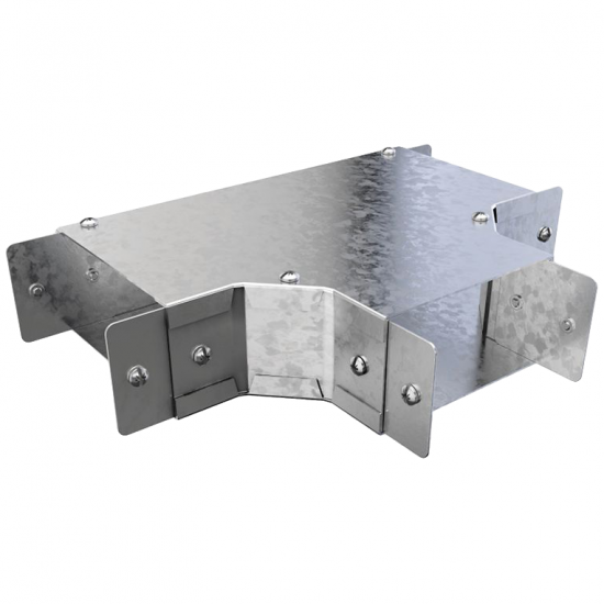 50 x 50mm Cable Trunking Top Lid Tee
