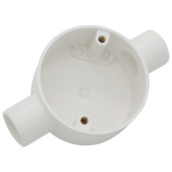 20mm PVC Thro Box White