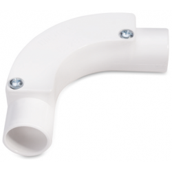 20mm PVC Inspection Bend White