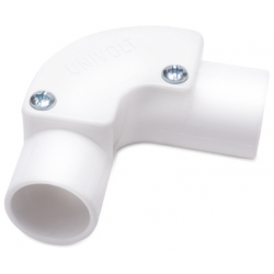 20mm PVC Inspection Elbow White
