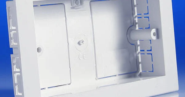 50 x 100 PVC Twin Socket Box