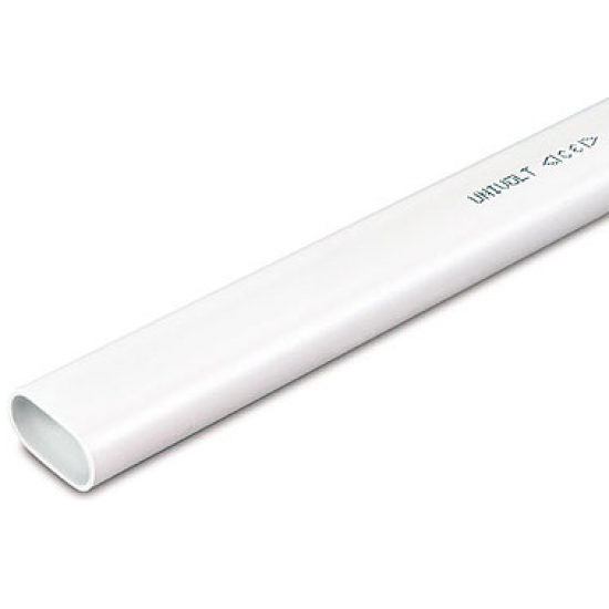 25mm Oval Conduit White 3m