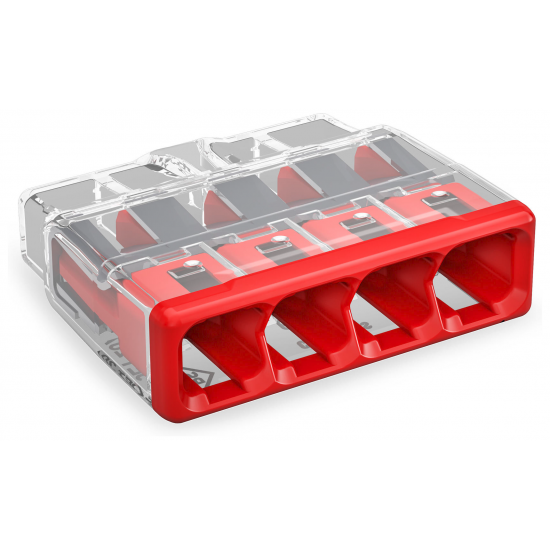 Wago 4Way Push Wire Connector (pack of 80)