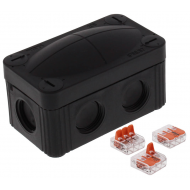 Wiska 206 IP66 Adaptable Box 85 x 49 x 51mm Black