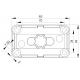 Wiska 206 IP66 Adaptable Box 85 x 49 x 51mm Black